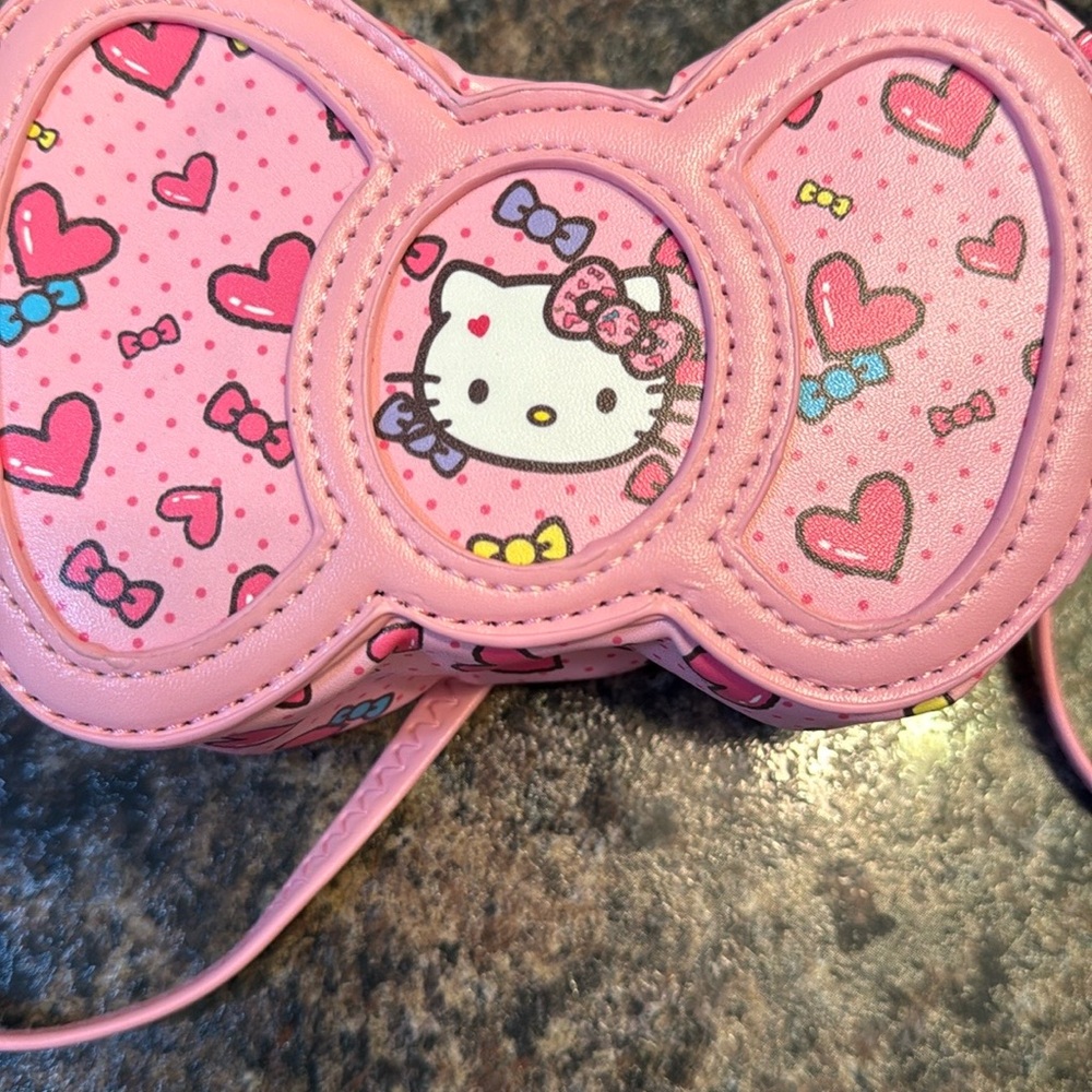 Hello Kitty Pink Heart Pattern Kids Bag